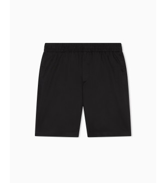 A|X Armani Exchange Shorts Lightweight Oxford nero