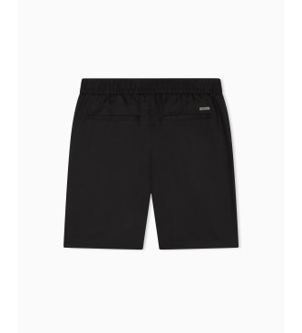 A|X Armani Exchange Shorts Lightweight Oxford nero