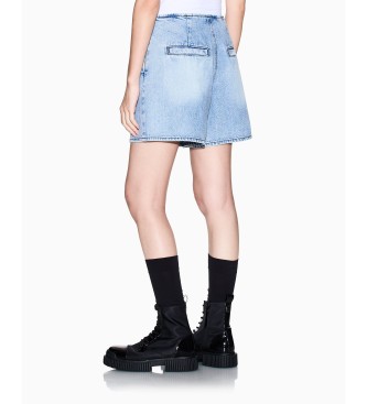 A|X Armani Exchange Shorts de lyocell azul