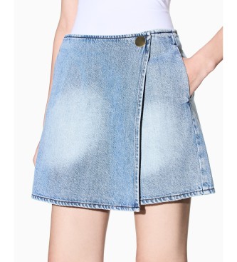 A|X Armani Exchange Shorts de lyocell azul