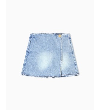 A|X Armani Exchange Shorts de lyocell azul
