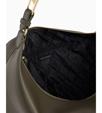 A|X Armani Exchange Praktyczna zielona torba