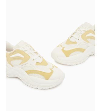 A|X Armani Exchange Chinelos brancos