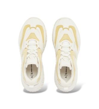 A|X Armani Exchange Chinelos brancos