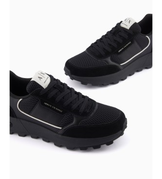 A|X Armani Exchange Sneakers con inserti a contrasto nero