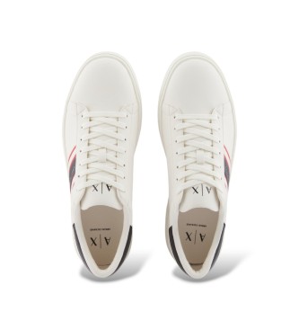 A|X Armani Exchange Sneakers con righe laterali bianco