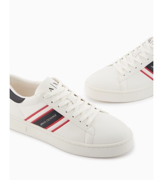 A|X Armani Exchange Sneakers con righe laterali bianco