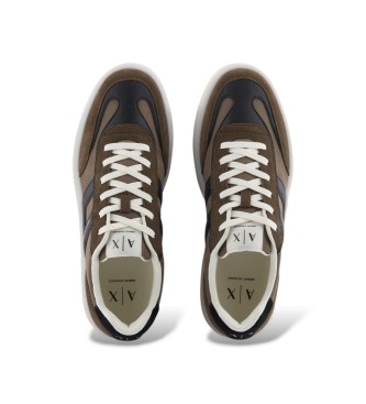 A|X Armani Exchange Chaussures de tennis marron
