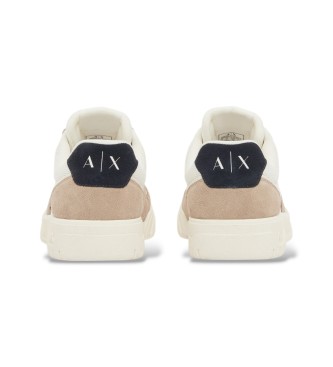 A|X Armani Exchange T�nis de material misto castanho