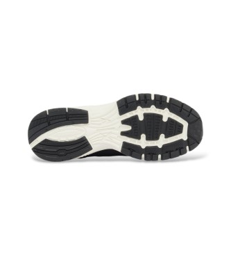 A|X Armani Exchange Sneakers in rete con microcamoscio nero