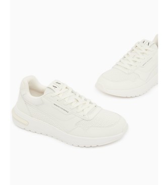 A|X Armani Exchange Sapatilhas Perfuradas brancas