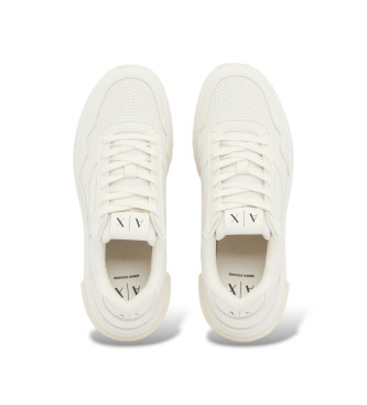 A|X Armani Exchange Sapatilhas Perfuradas brancas