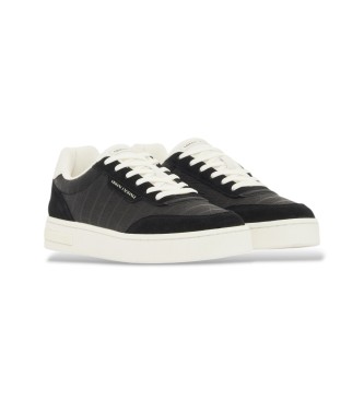 A|X Armani Exchange Sneakers urbane con inserti in camoscio nero