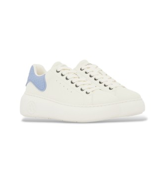 A|X Armani Exchange White vintage effect sneakers