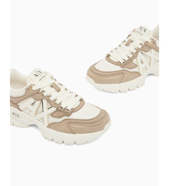 A|X Armani Exchange Sapatos de estilo de vida em areia