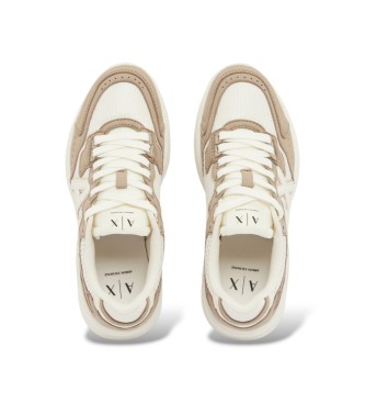 A|X Armani Exchange Sapatos de estilo de vida em areia