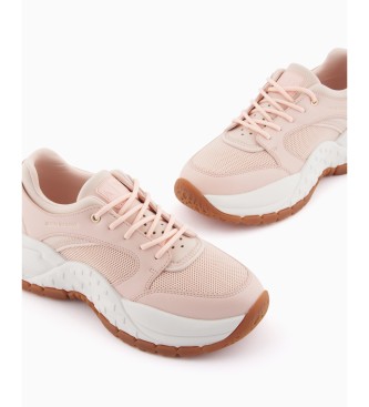 A|X Armani Exchange Sapatilhas de estilo desportivo cor-de-rosa
