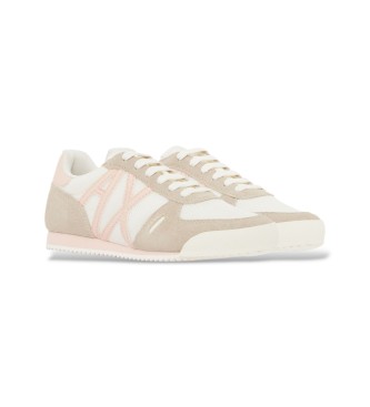 A|X Armani Exchange Lace-up sneakers with white rubber sole