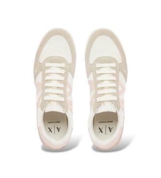 A|X Armani Exchange Lace-up sneakers with white rubber sole