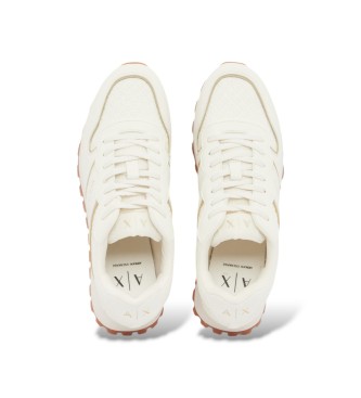 A|X Armani Exchange White Effect Sneakers