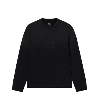 A|X Armani Exchange Sweatshirt Logo Embroidery black