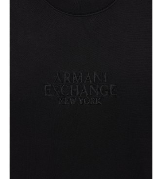 A|X Armani Exchange Sweatshirt Logo Embroidery black