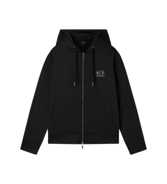 A|X Armani Exchange Black hooded sweatshirt