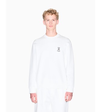 A|X Armani Exchange Sweater met ronde hals gebroken wit