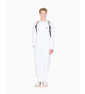 A|X Armani Exchange Sweater met ronde hals gebroken wit