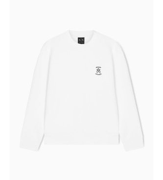 A|X Armani Exchange Sweater met ronde hals gebroken wit