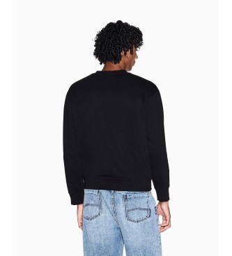 A|X Armani Exchange Morden Graphic Sweatshirt noir