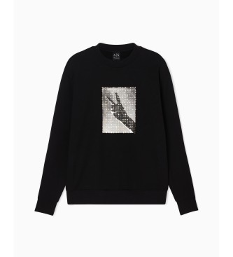 A|X Armani Exchange Morden Graphic Sweatshirt noir