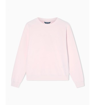 A|X Armani Exchange Felpa casual rosa premium