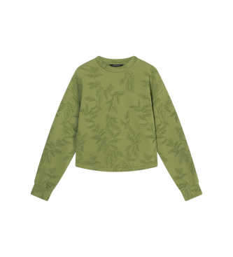A|X Armani Exchange Sweat-shirt Ample vert