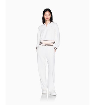 A|X Armani Exchange Felpa bomber bianca