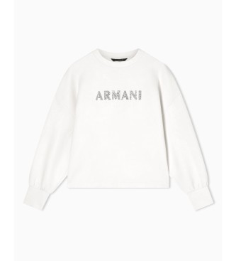 A|X Armani Exchange Mikina Boxy bela