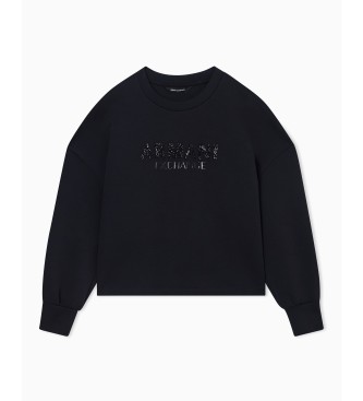 A|X Armani Exchange Boxy Sweatshirt schwarz