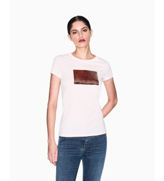 A|X Armani Exchange T-shirt Casual Premium rose