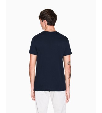 A|X Armani Exchange Slim Fit Pima T-shirt navy