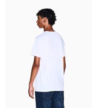 A|X Armani Exchange T-shirt Pima Slim Fit biały