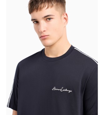 A|X Armani Exchange Logo T-shirt Characteristic navy