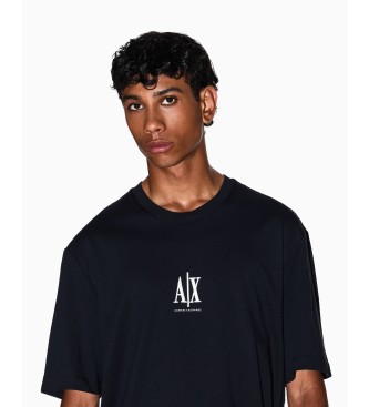 A|X Armani Exchange T-shirt Regular Logo navy