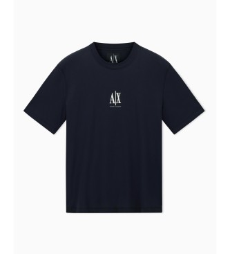 A|X Armani Exchange T-shirt Regular Logo navy