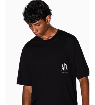 A|X Armani Exchange Koszulka Relax w kolorze czarnym