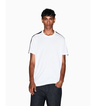 A|X Armani Exchange T-shirt Contrast Tape biały