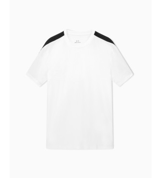 A|X Armani Exchange T-shirt Contrast Tape biały