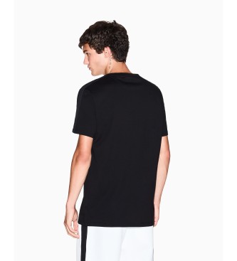 A|X Armani Exchange T-shirt Contrast Tape black