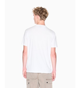 A|X Armani Exchange T-shirt com mini log�tipo branco