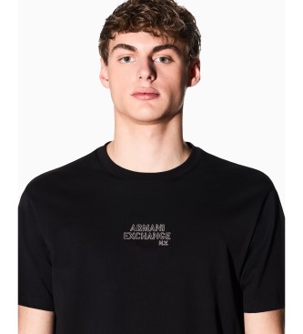 A|X Armani Exchange Mini Logo T-shirt sort