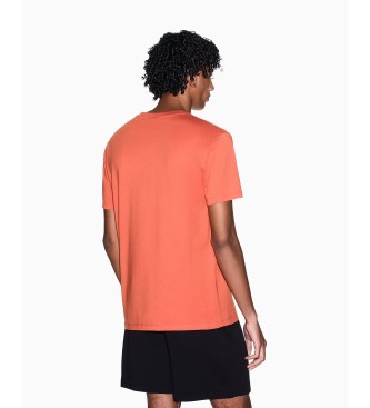 A|X Armani Exchange T-shirt Line orange
